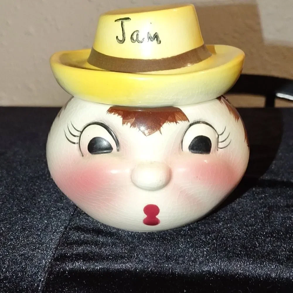 Vintage Deforest California Pottery 1956 Jam Jar